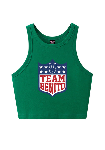 Team Bunny Y2K Crop Tank Top Cherrykitten