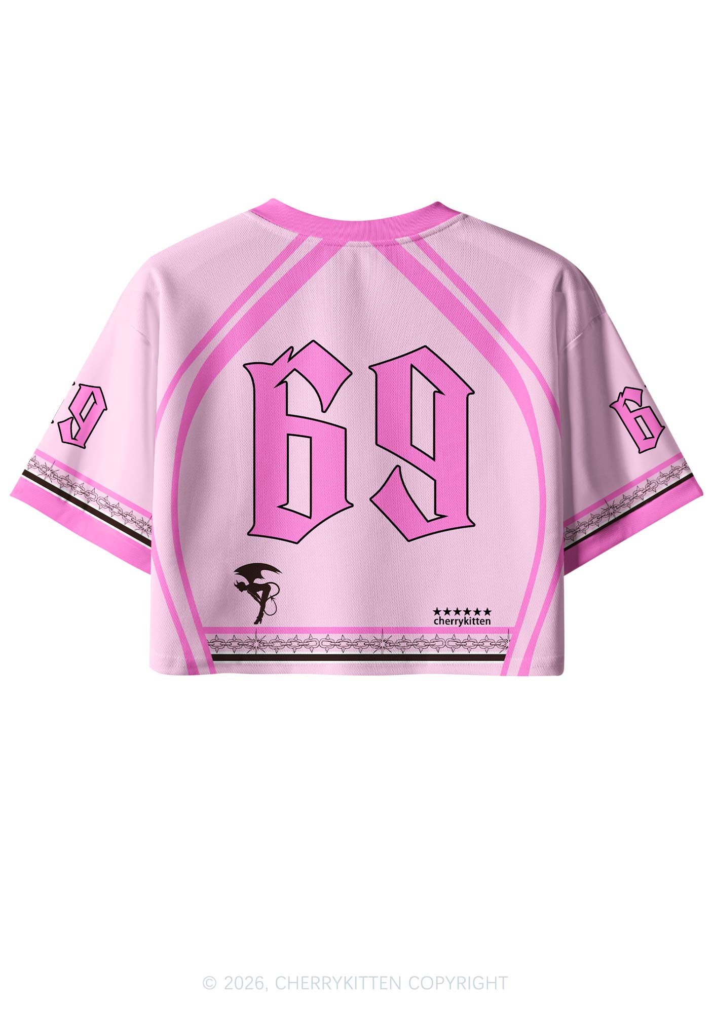 Boys Will Be Toys Y2K Crop Sport Jersey Shirts Cherrykitten