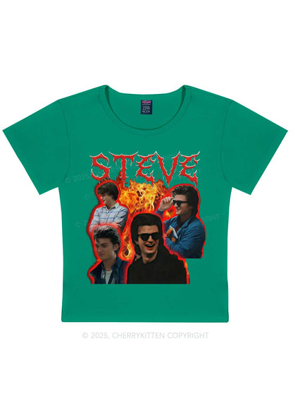 SH Flame Vibe Y2K Baby Tee Cherrykitten