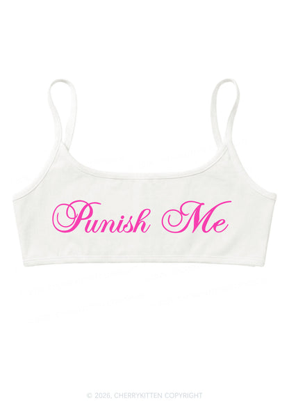 Punish Me Y2K Super Crop Cami Cherrykitten