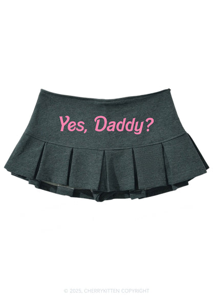 Yes Daddy Y2K Mini Pleated Skirts Cherrykitten