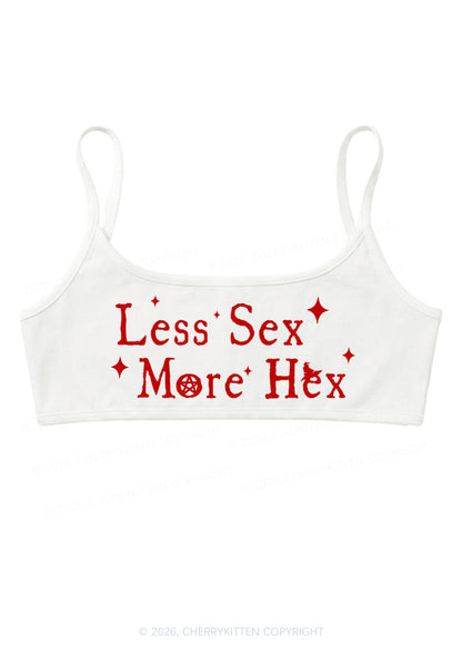 Less Sx More Hex Y2K Super Crop Cami Cherrykitten