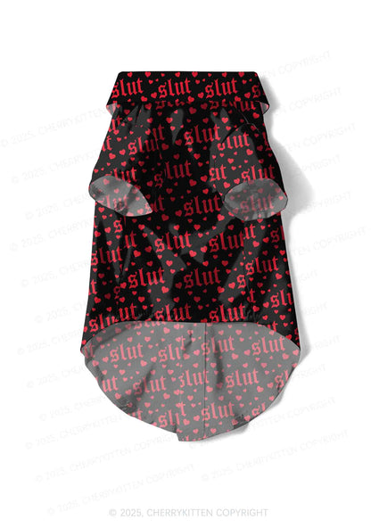 Black Slxt Y2K Pet Shirts Cherrykitten