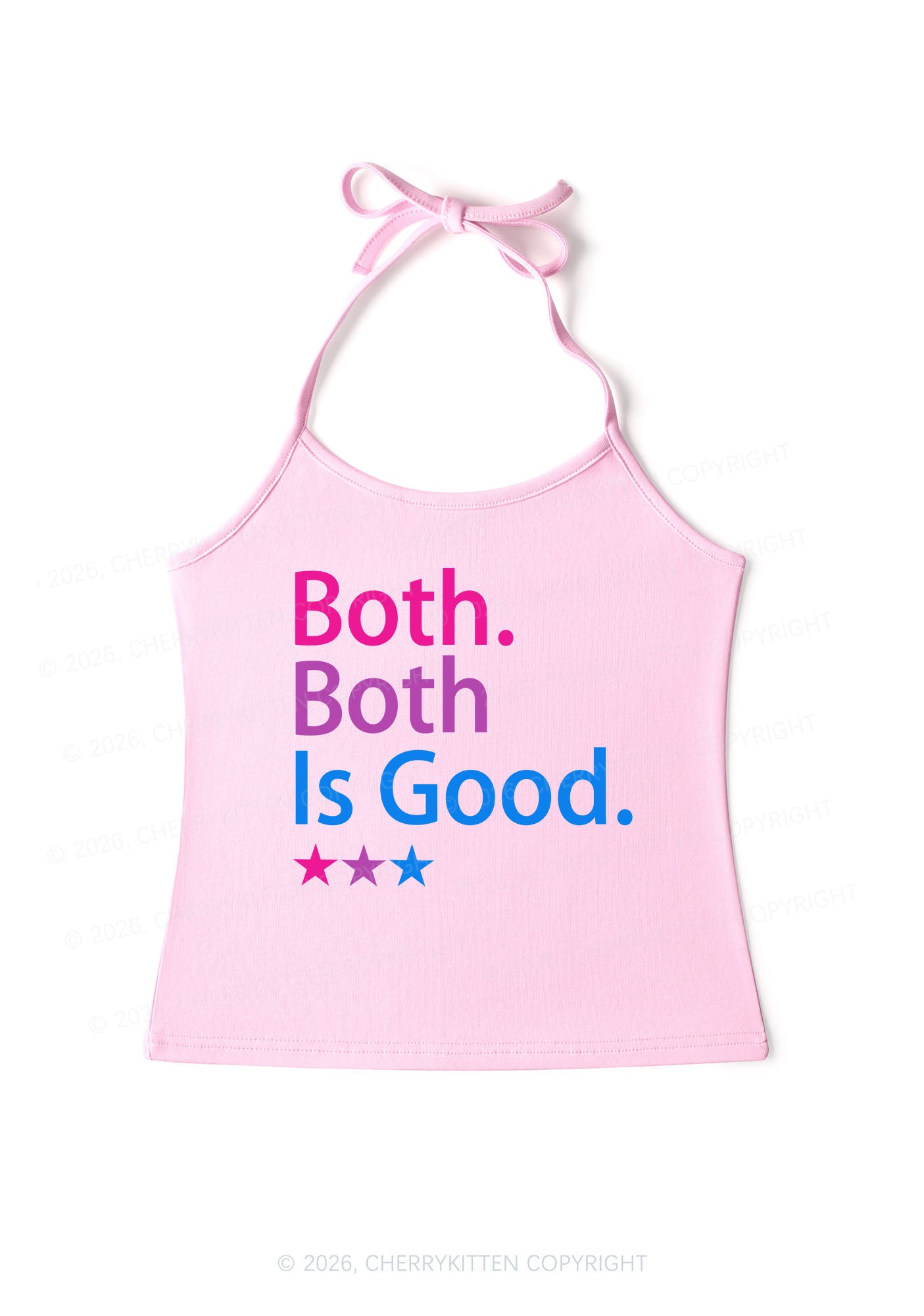 Both Is Good Pride Y2K Halter Neck Cami Cherrykitten