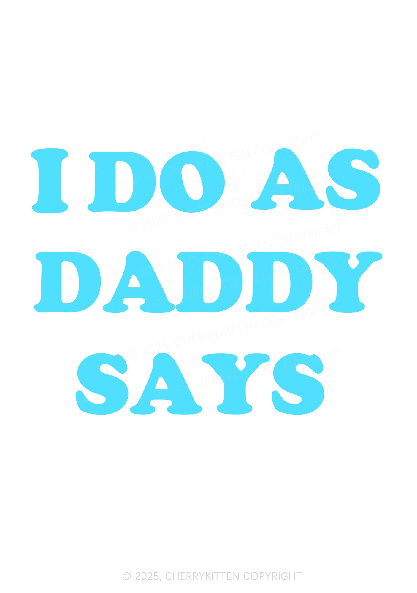 I Do As Daddy Says Y2K Bikini String Thong Cherrykitten