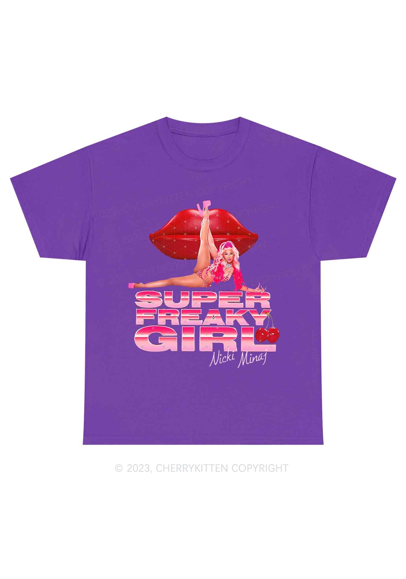 Super Freaky Girl Y2K Chunky Shirt Cherrykitten