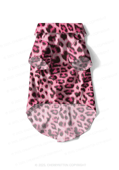Pink Leopard Y2K Pet Shirts Cherrykitten