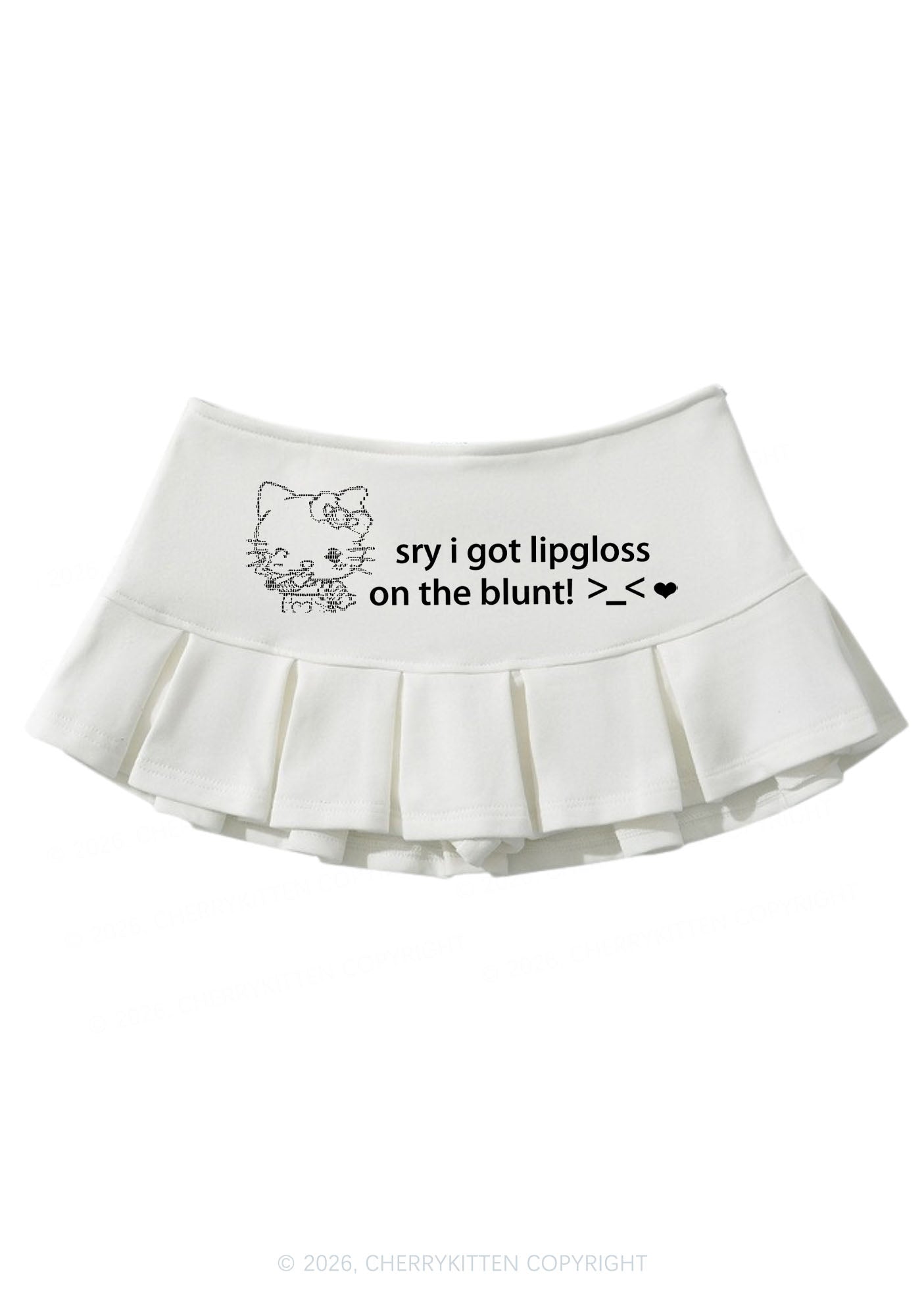 Sorry About Lipgloss Y2K Mini Pleated Skirts Cherrykitten