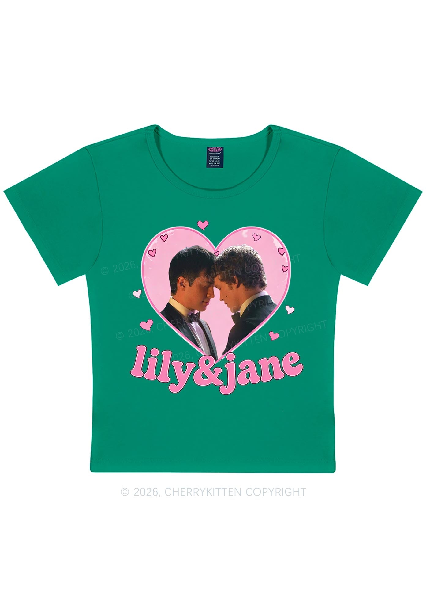 Lily And Jane HR Y2K Baby Tee Cherrykitten