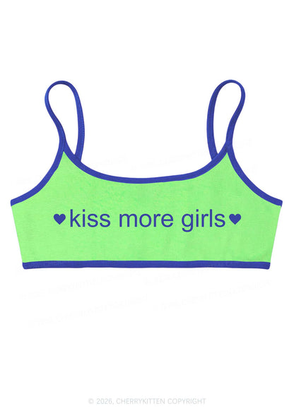 Kiss More Girls Pride Y2K Super Crop Cami Cherrykitten