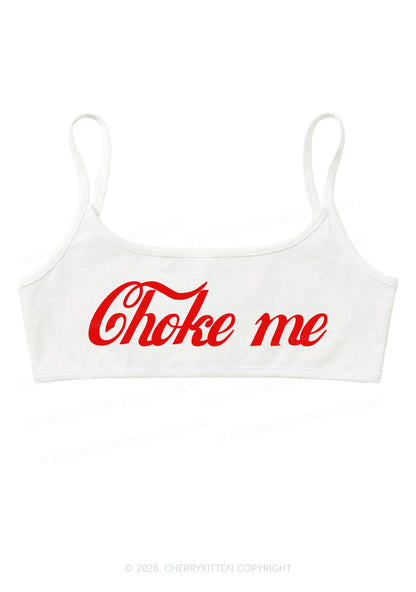 Choke Me Y2K Super Crop Cami Cherrykitten