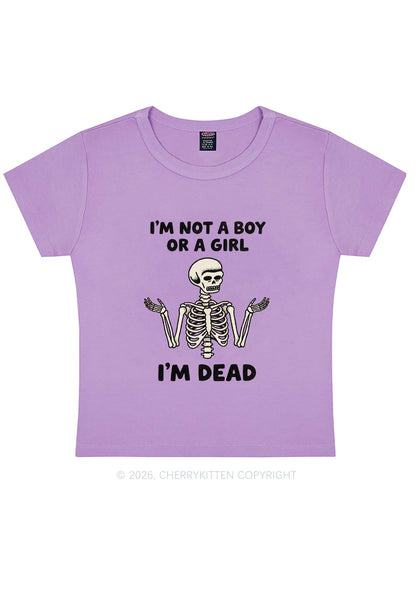Im Not A Boy Or A Girl Pride Y2K Baby Tee Cherrykitten