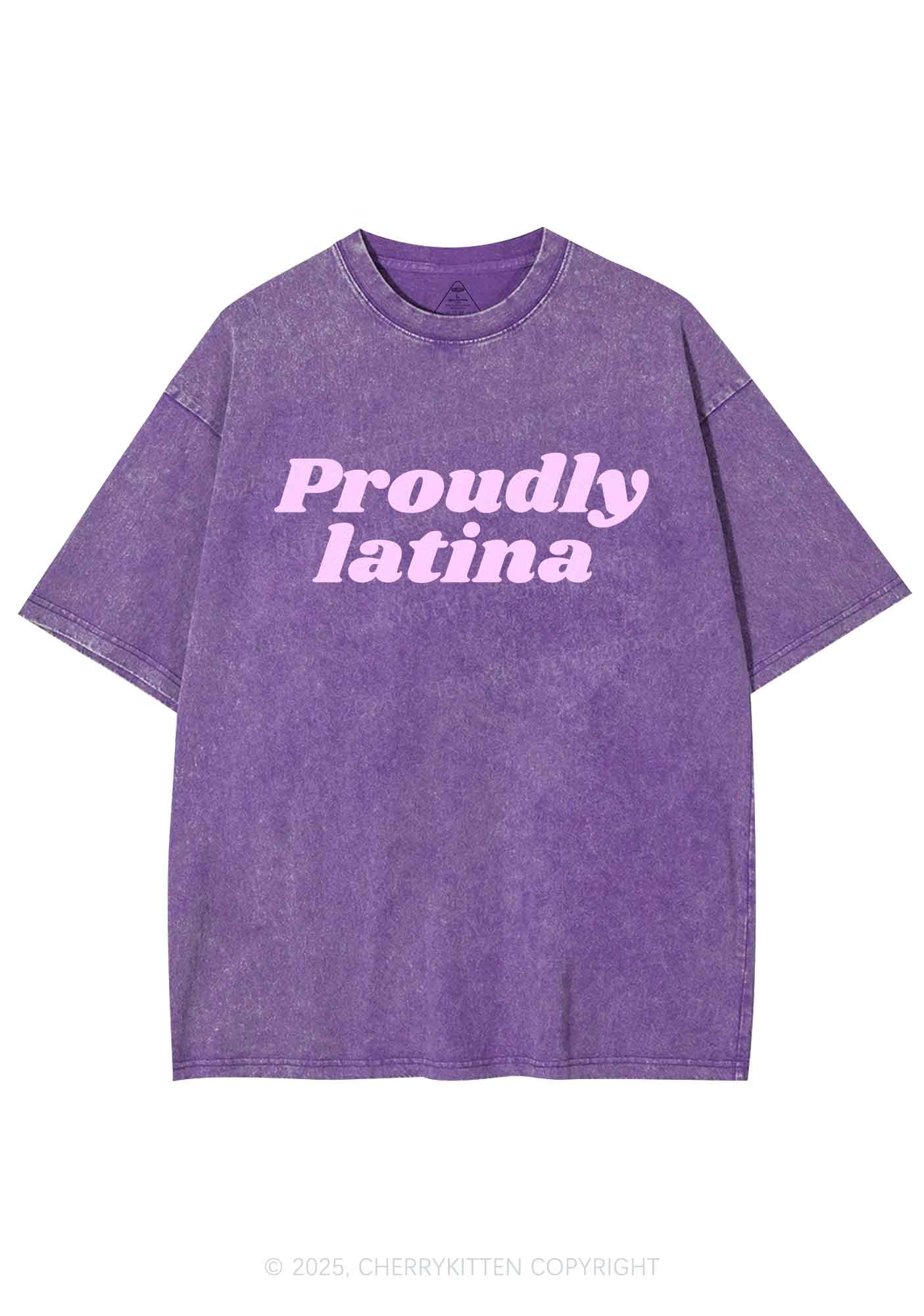Proudly Latina Y2K Washed Tee Cherrykitten