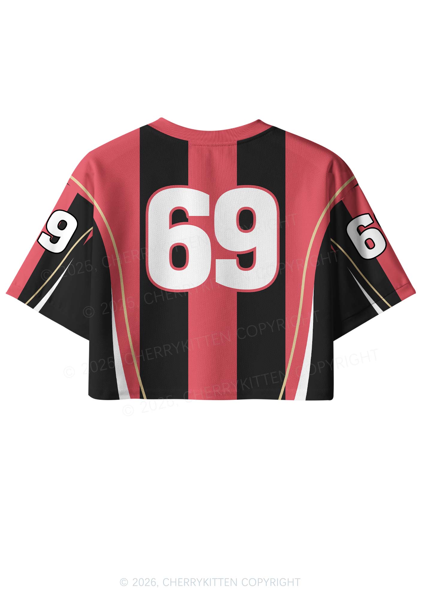 Eat That Girl For Lunch Pride Y2K Crop Sport Jersey Shirts Cherrykitten