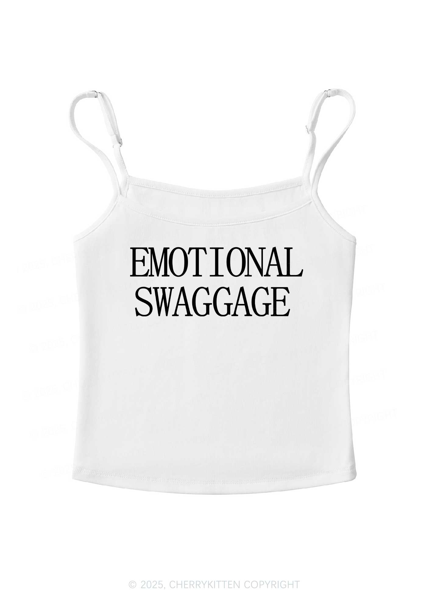 Emotional Swaggage Y2K Spaghetti Strap Cami Cherrykitten