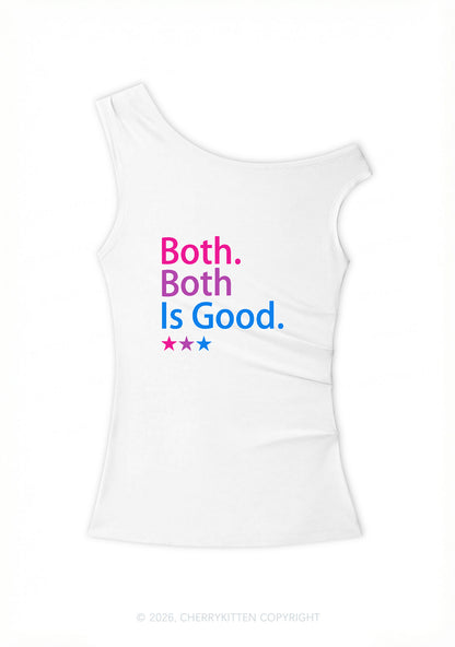 Both Is Good Pride Y2K Off Shoulder Tank Top Cherrykitten