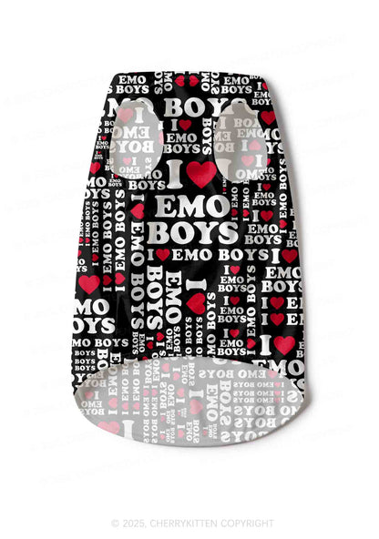 I Love Emo Boys Y2K Pet Tank Top Cherrykitten