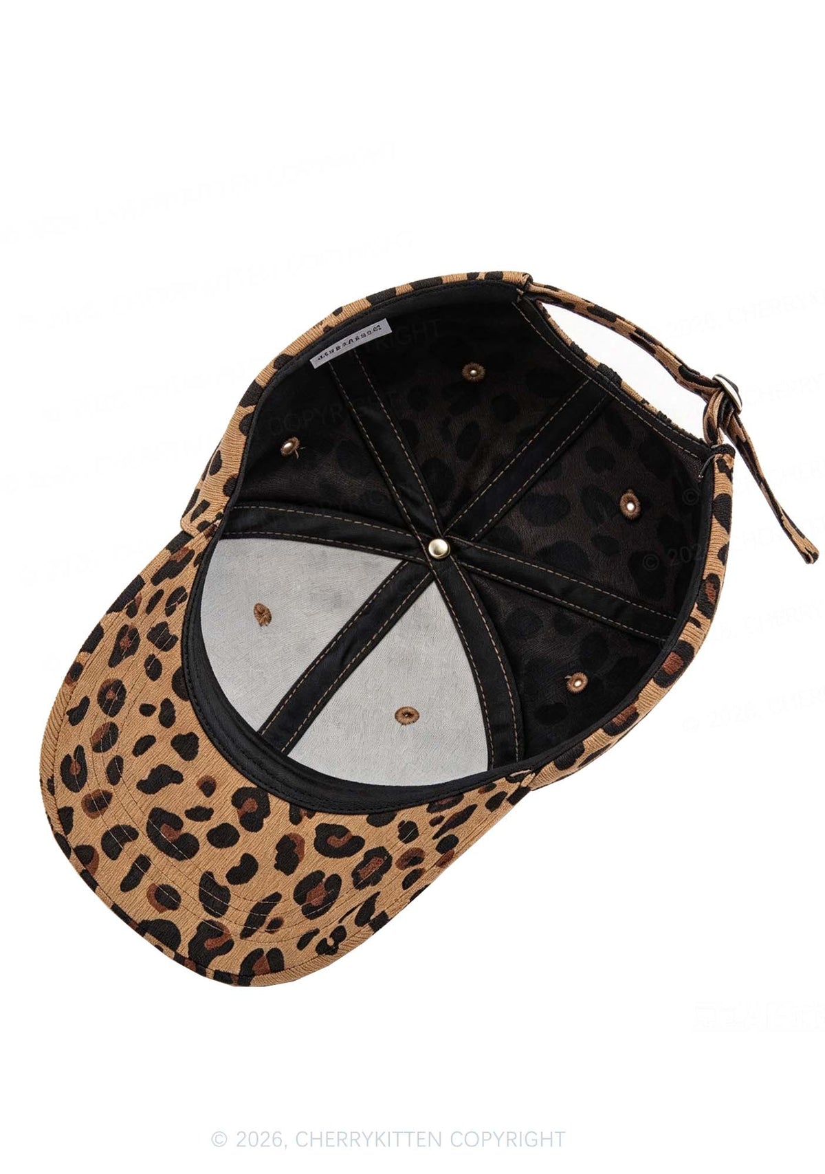 Corduroy Leopard Y2K Baseball Cap Cherrykitten