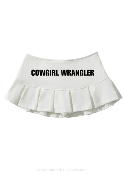 Cowgirl Wrangler Pride Y2K Mini Pleated Skirts Cherrykitten