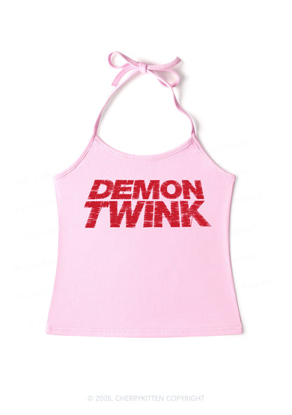 Demon Twink Pride Y2K Halter Neck Cami Cherrykitten