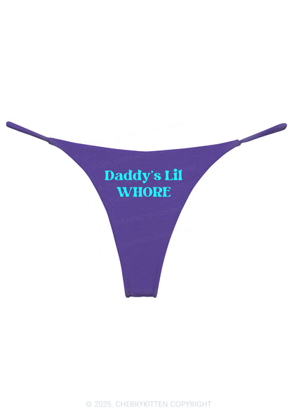 Daddys Lil Hore Y2K Bikini String Thong Cherrykitten
