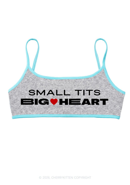 Small Txts Big Heart Y2K Super Crop Cami Cherrykitten