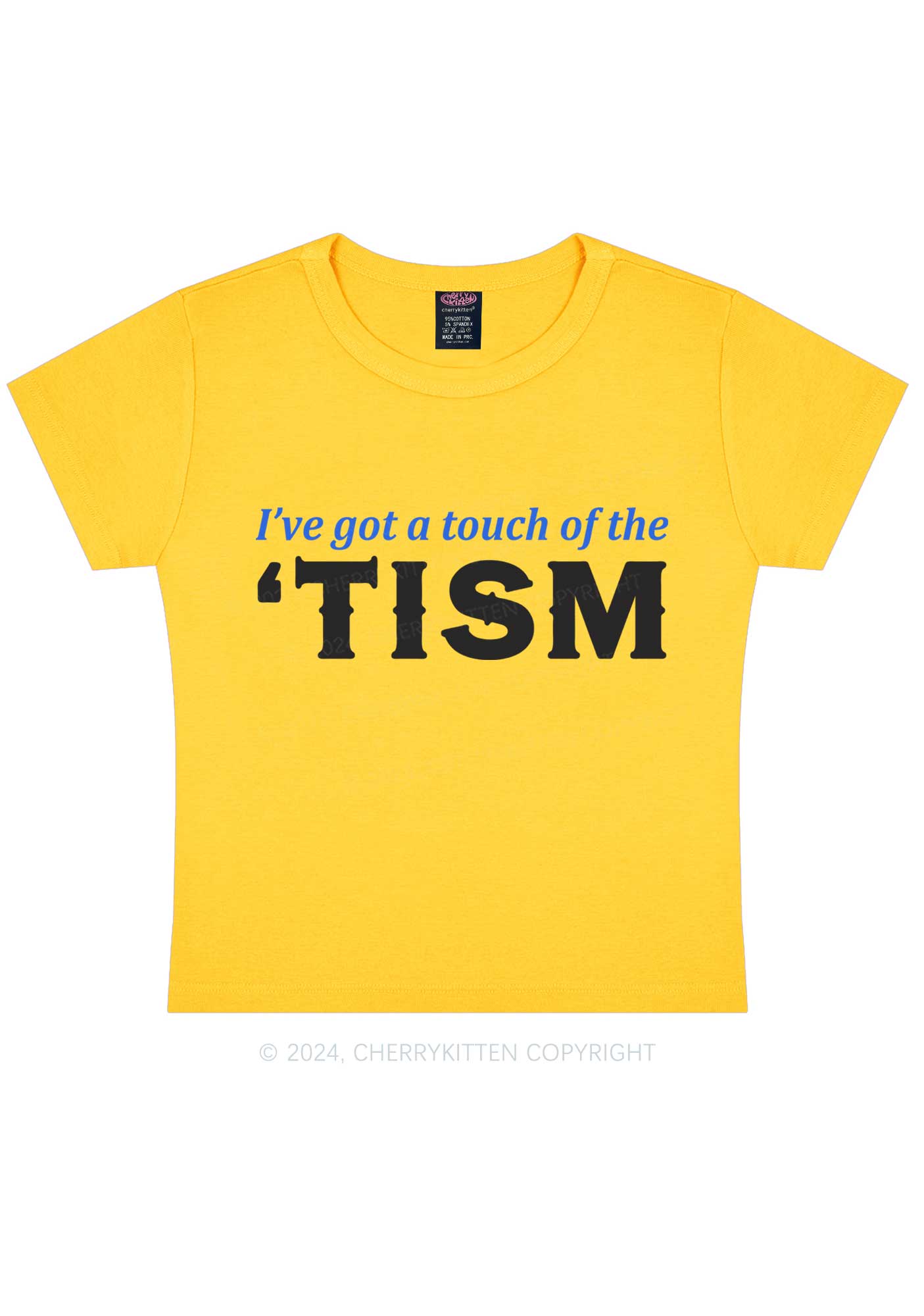 Got A Touch Of TISM Y2K Baby Tee Cherrykitten