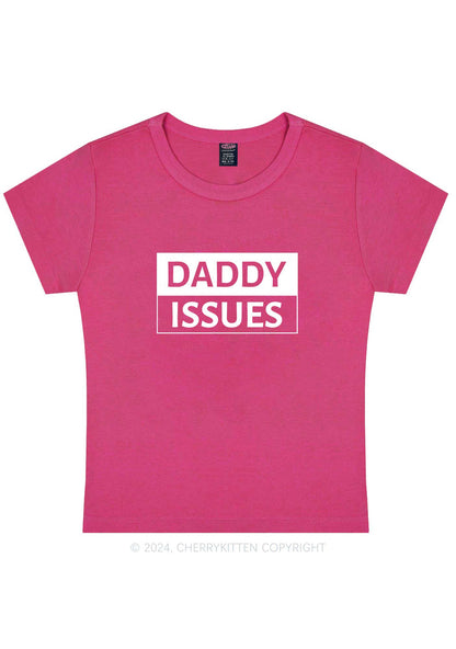 It's Daddy Issues Y2K Baby Tee Cherrykitten