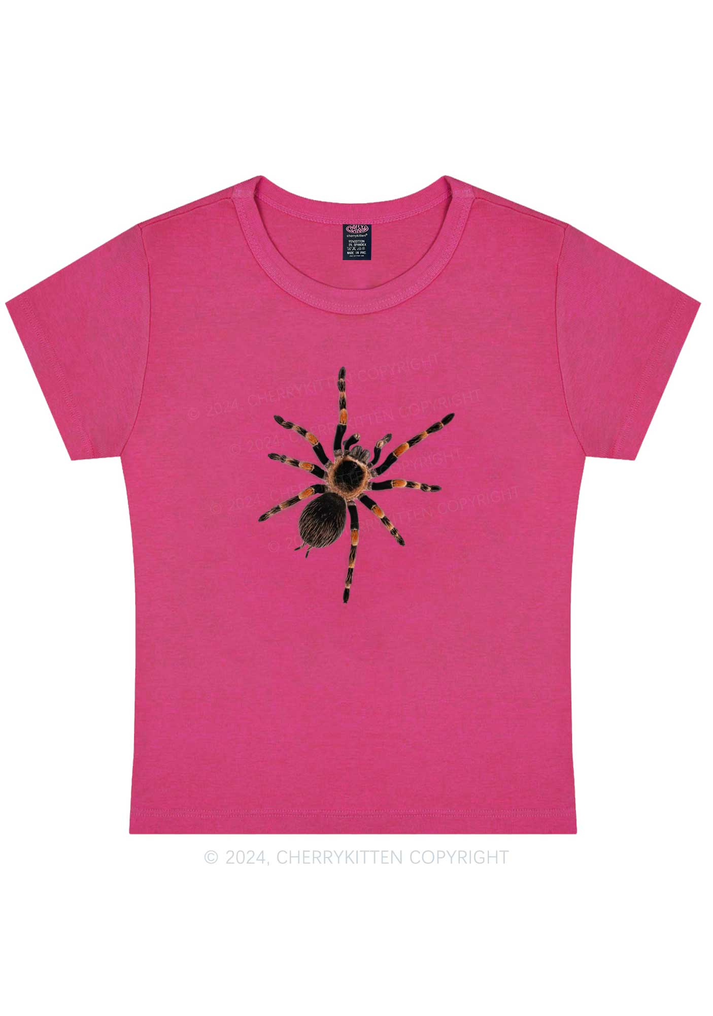 Mexican Red Knee Tarantula Y2K Baby Tee Cherrykitten