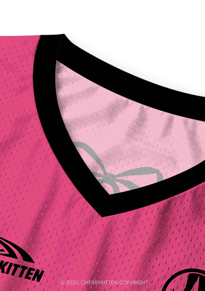 Custom Hit Me White Bunny Y2K Sport Jersey Tank Cherrykitten