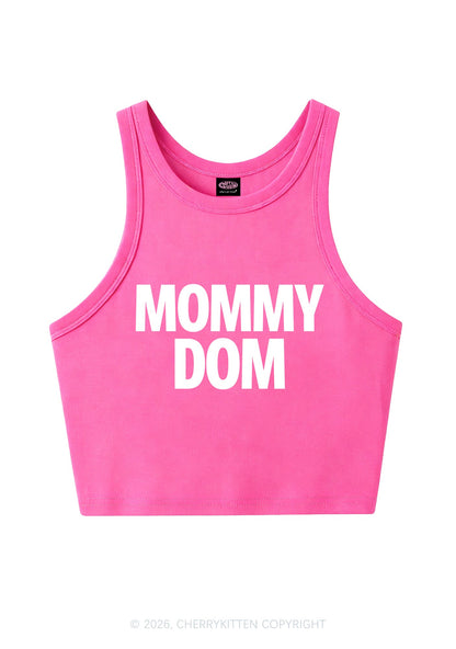 Mommy Dom Y2K Crop Tank Top Cherrykitten