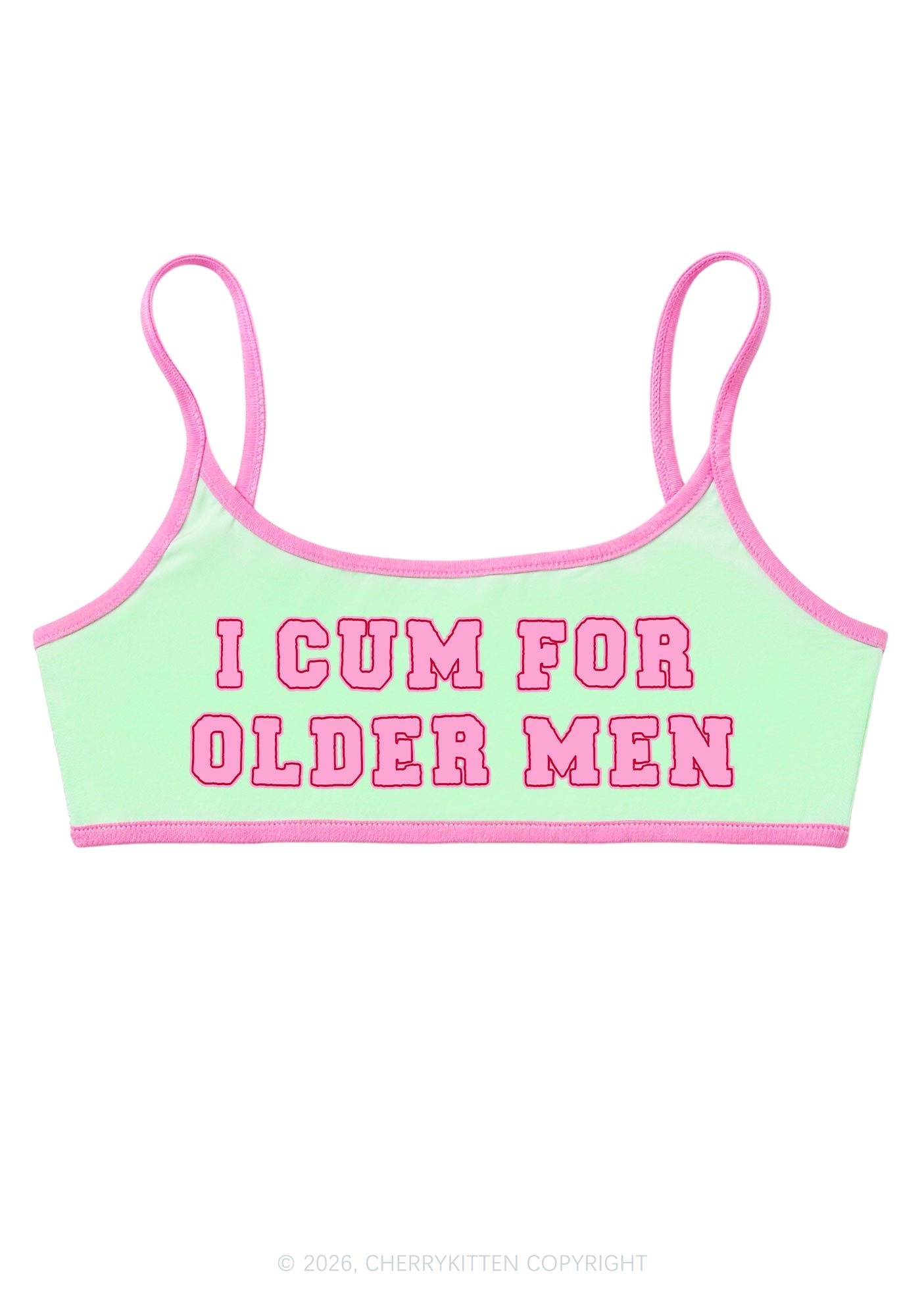 Cxm For Older Men Y2K Super Crop Cami Cherrykitten