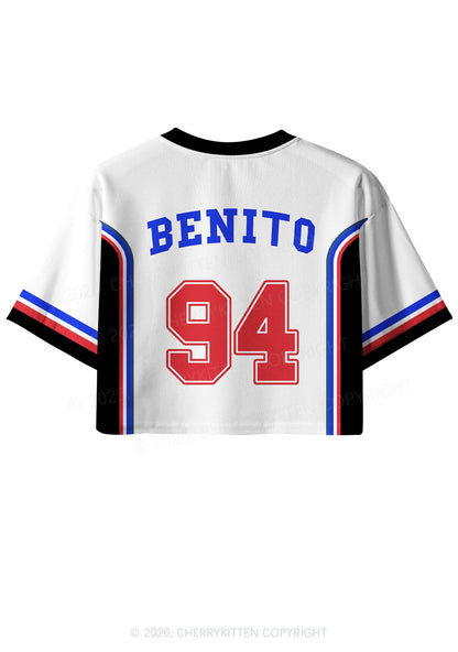 Team Bunny Y2K Crop Sport Jersey Shirts Cherrykitten