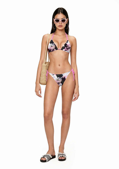 Ink Graffiti Y2K Print Bikini Set Cherrykitten