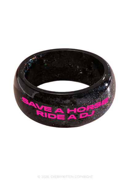 Ride A Dj Y2K Cuff Bangle Cherrykitten
