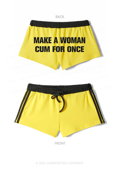 Make A Woman Come Y2K Drawstring Mini Shorts Cherrykitten