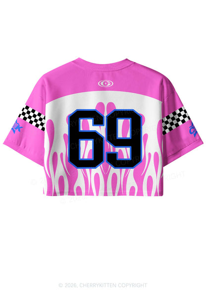 Gay Slxt Pride Y2K Crop Sport Jersey Shirts Cherrykitten