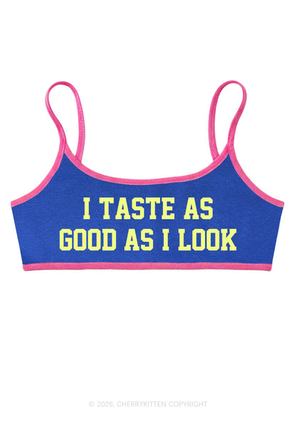 I Taste As Good As I Look Y2K Super Crop Cami Cherrykitten