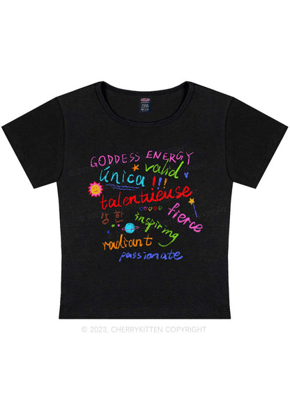 Curvy Goddess Energy Y2K Baby Tee Cherrykitten