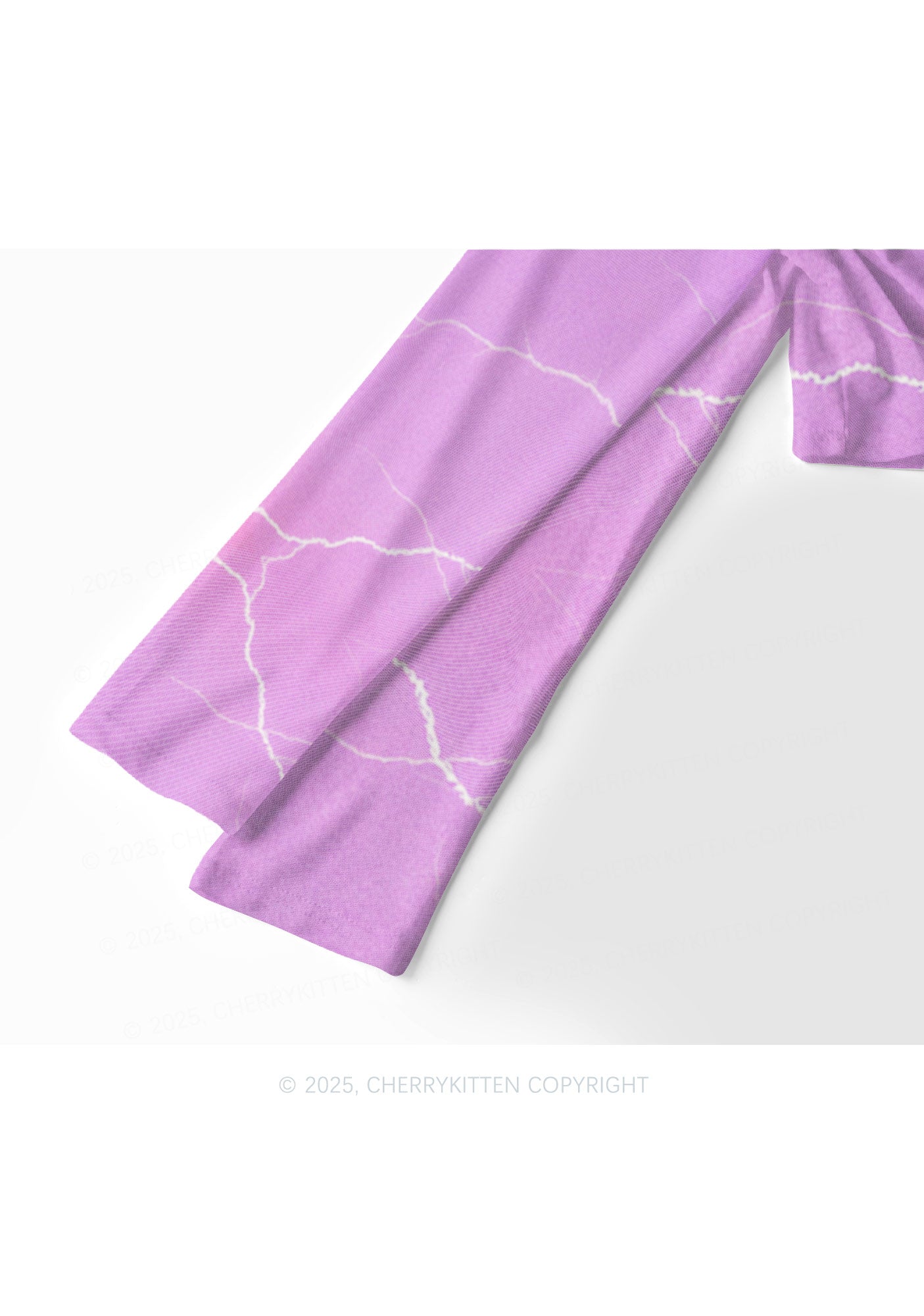 Frog Deer Castle Y2K Mesh Long Sleeve Crop Top Cherrykitten