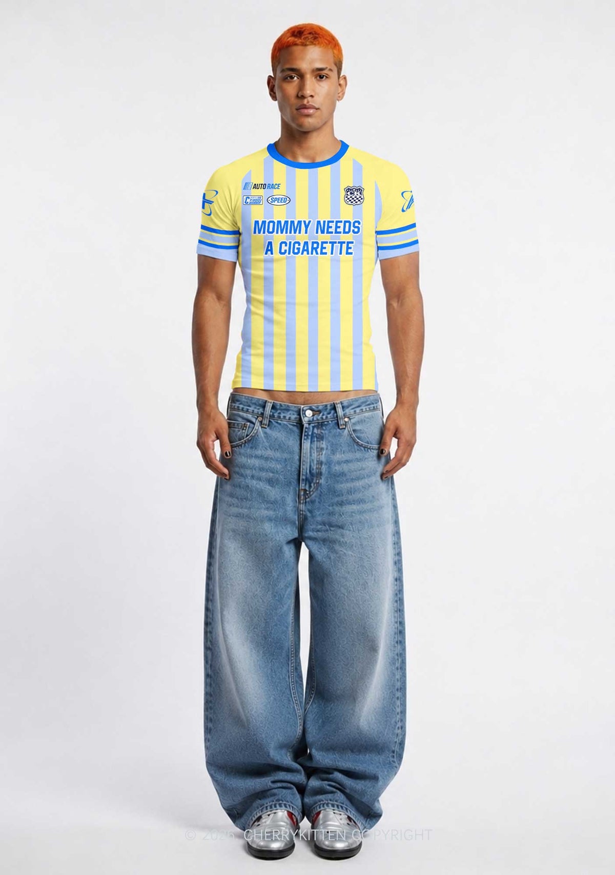 Mommy Needs A Cigarette Y2K Football Jersey Shirts Cherrykitten