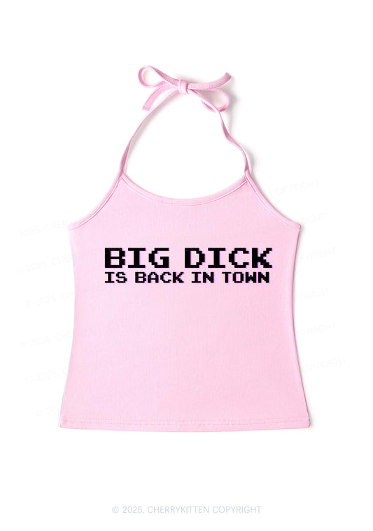 Big Is Back In Town Y2K Halter Neck Cami Cherrykitten