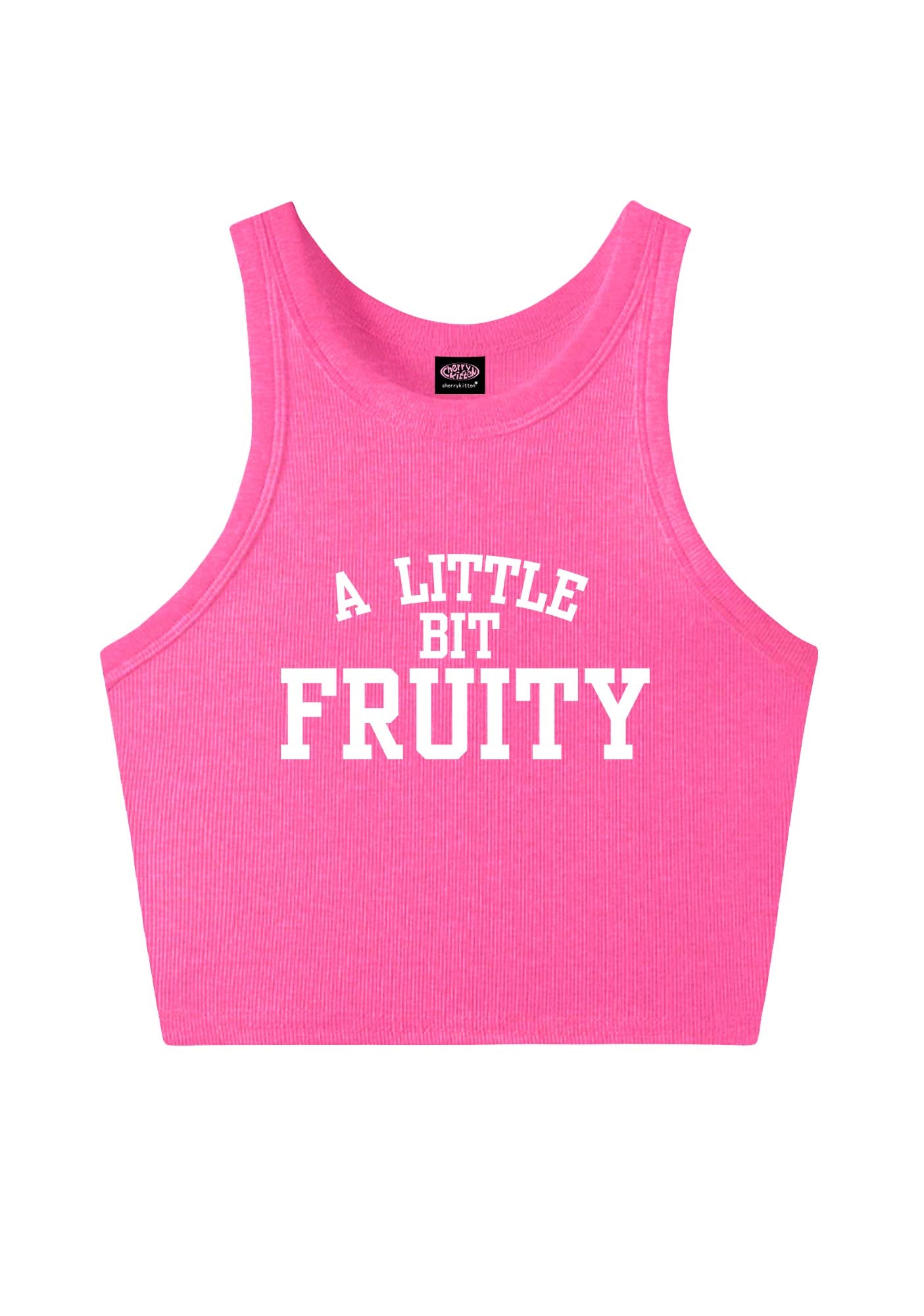 A Little Bit Fruity Pride Y2K Crop Tank Top Cherrykitten