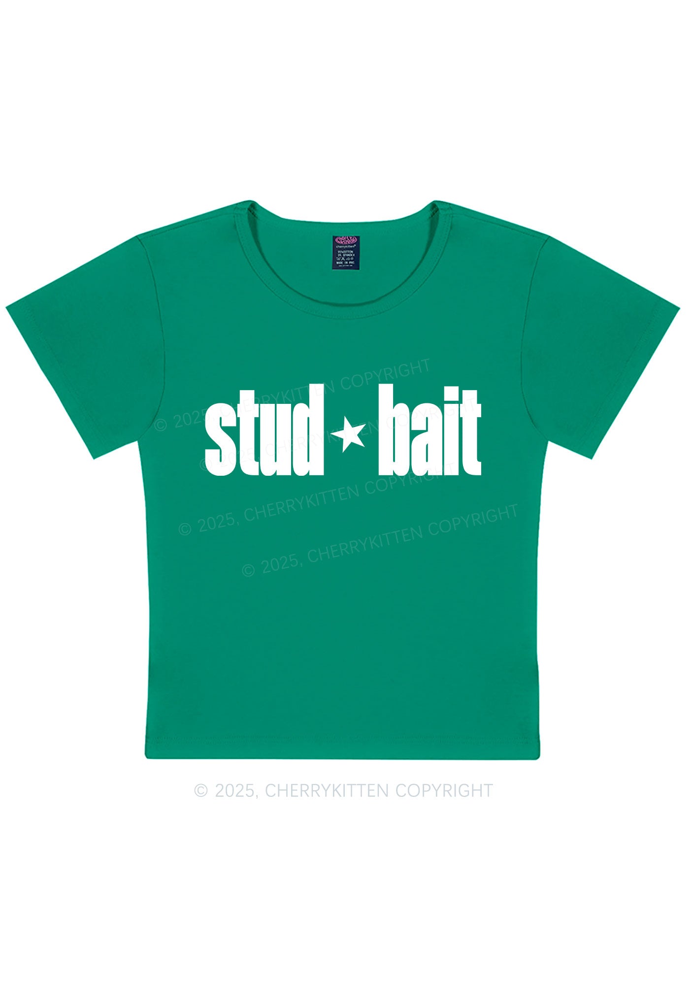Stud Bait Pride Y2K Baby Tee Cherrykitten