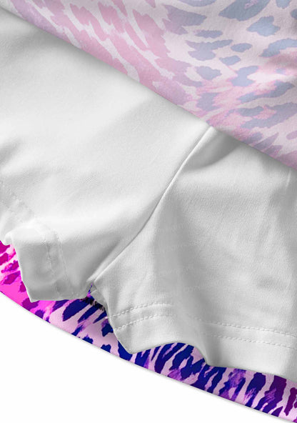 Bisexual Leopard Pride Y2K Print Mini Skirt Cherrykitten
