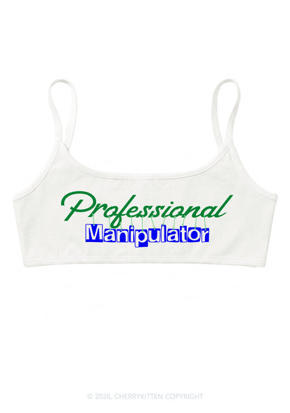 Professional Manipulator Y2K Super Crop Cami Cherrykitten