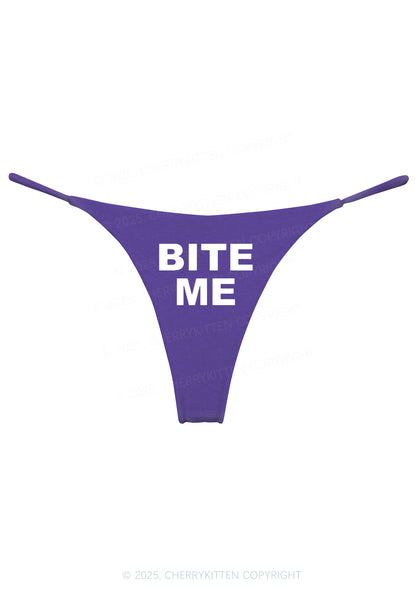 Bite Me Y2K Bikini String Thong Cherrykitten