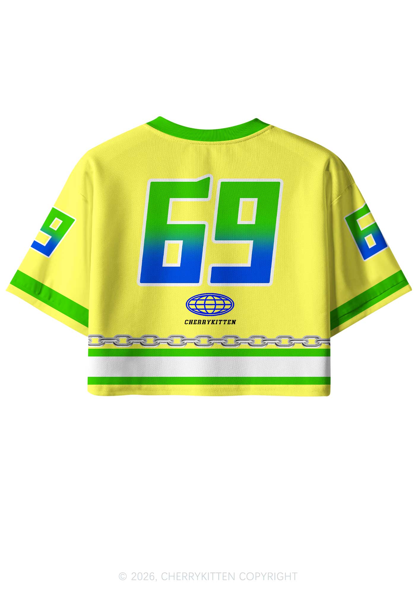 Cxxt Chronically Unstable Needing Therapy Y2K Crop Sport Jersey Shirts Cherrykitten