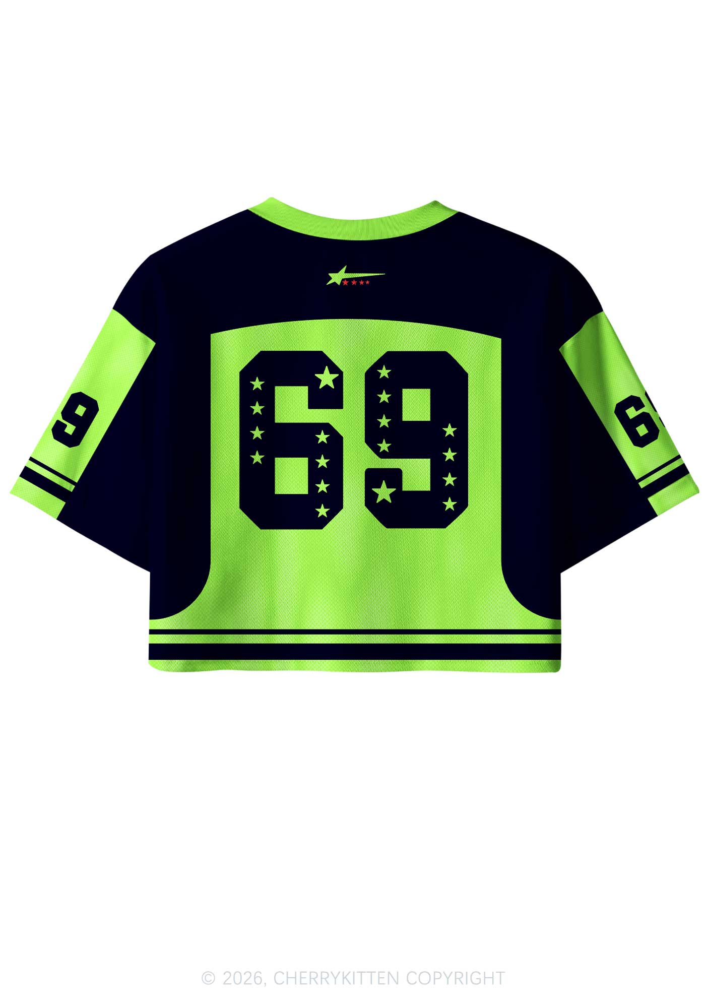 Mama Needs Her Menthols Y2K Crop Sport Jersey Shirts Cherrykitten