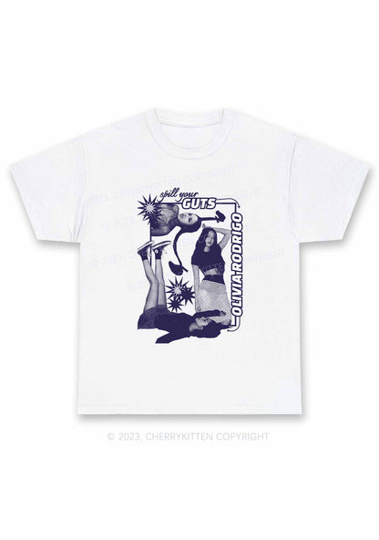 Spill Your Guts Y2K Chunky Shirt Cherrykitten